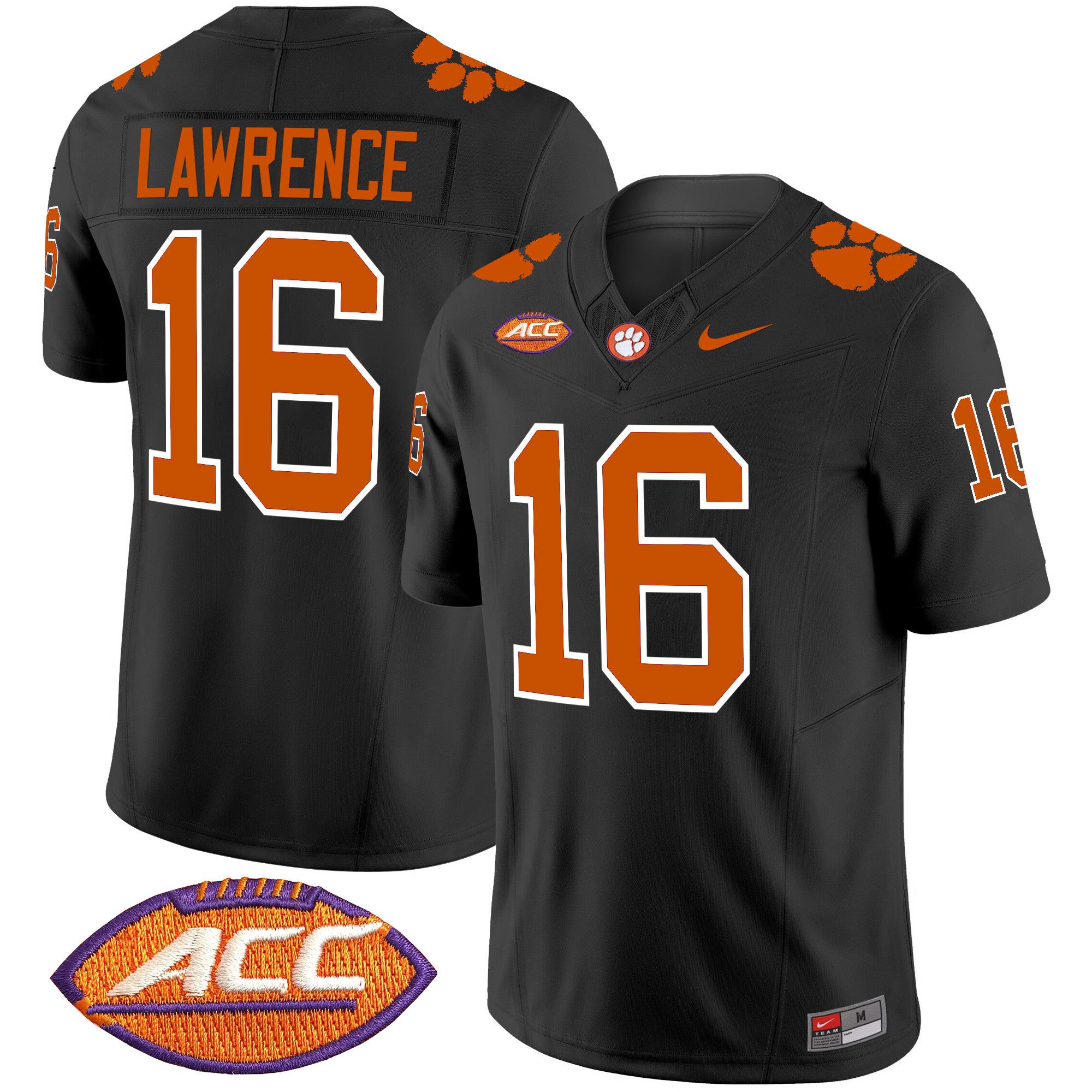 Men Clemson Tigers #16 Lawrence Black 2024 Nike Vapor Limited NCAA Jersey style 1->indianapolis colts->NFL Jersey